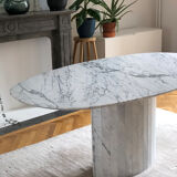 Table marble arabescato Italy vintage