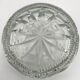 FRUIT CUTTER, SALAD BOWL in Solid CRYSTAL decorated with Hand-Cut PATTERNS