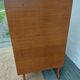 compass leg commode, wicker, vintage
