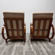 Paire de fauteuils art déco restaurés