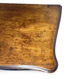 Italian art deco burl walnut chest of drawers, 1940s/50s