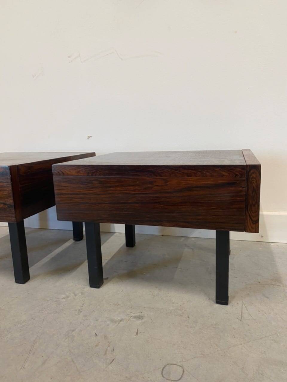 Pair of vintage Scandinavian bedside tables