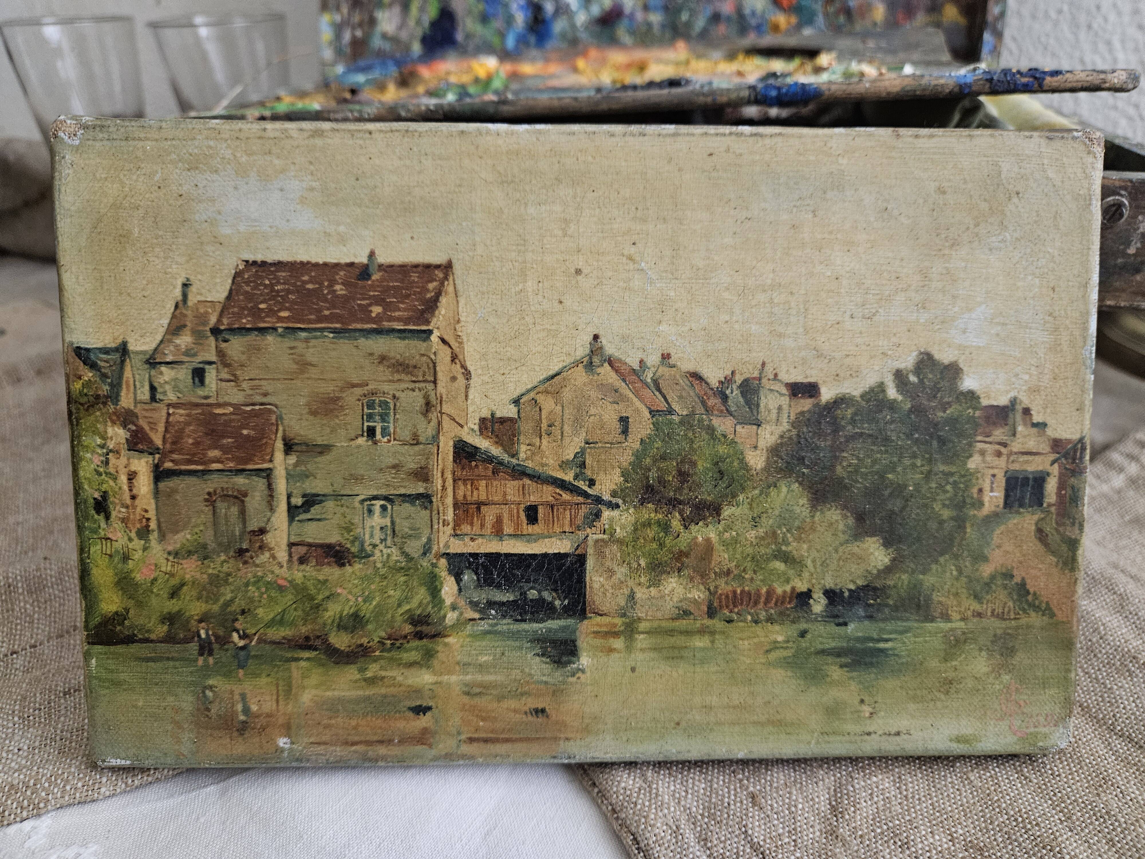 Oil painting on canvas