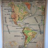 School wall map vidal lablache 18 and 18 bis