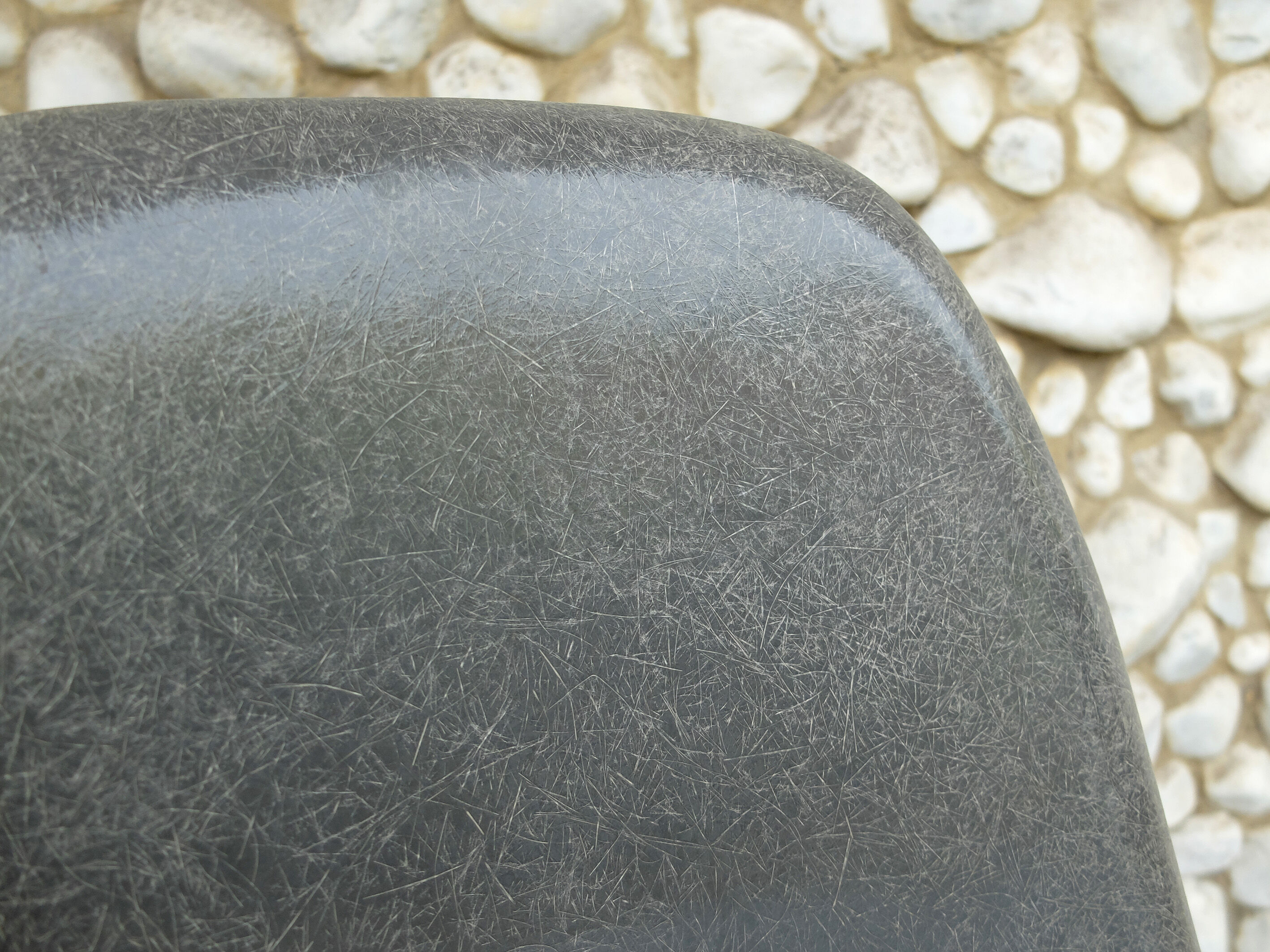 DSW Charles & Ray Eames Chair for Herman Miller Grey Elephant Grey Dowel