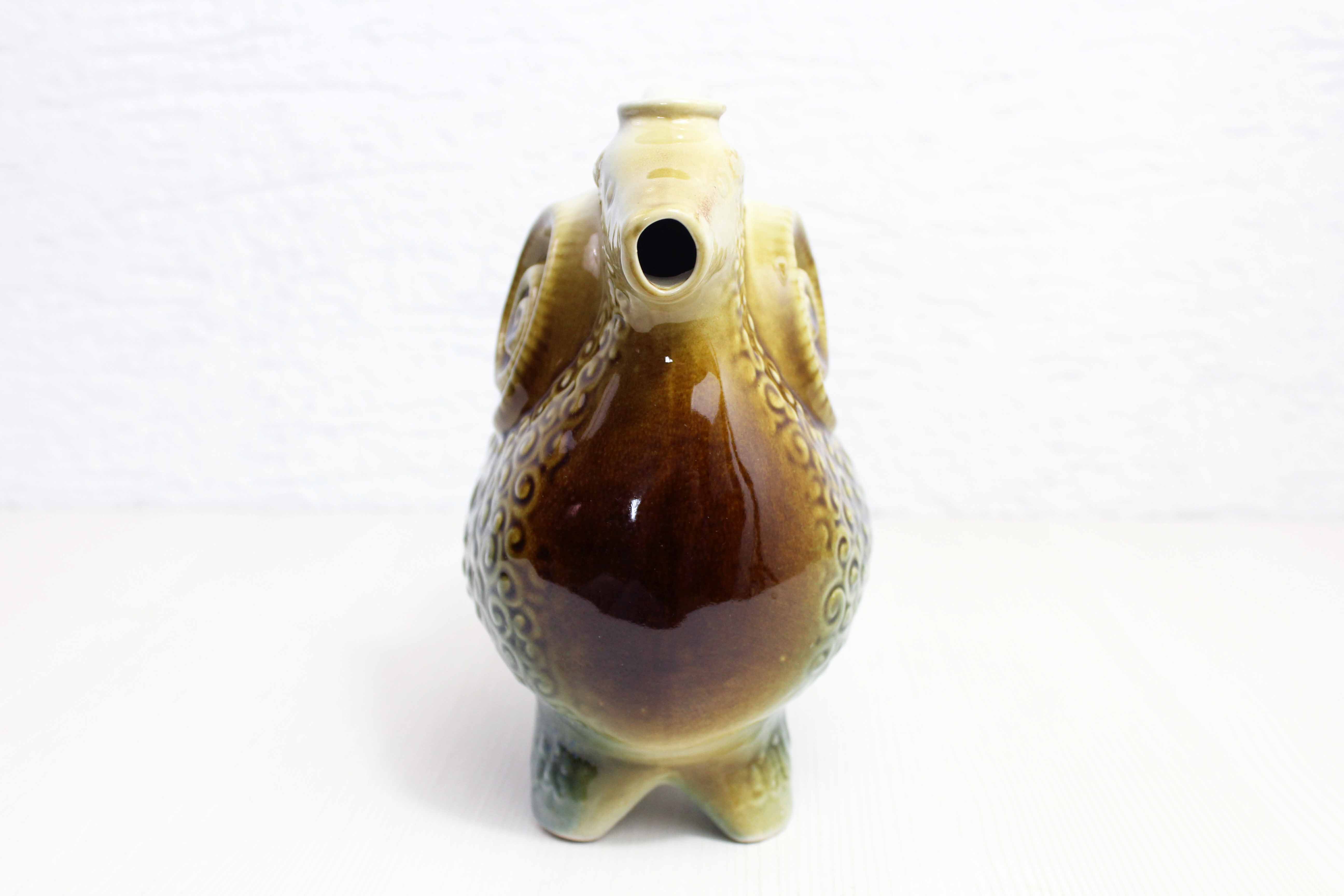 Zoomorphic pitcher "ram" ceramic