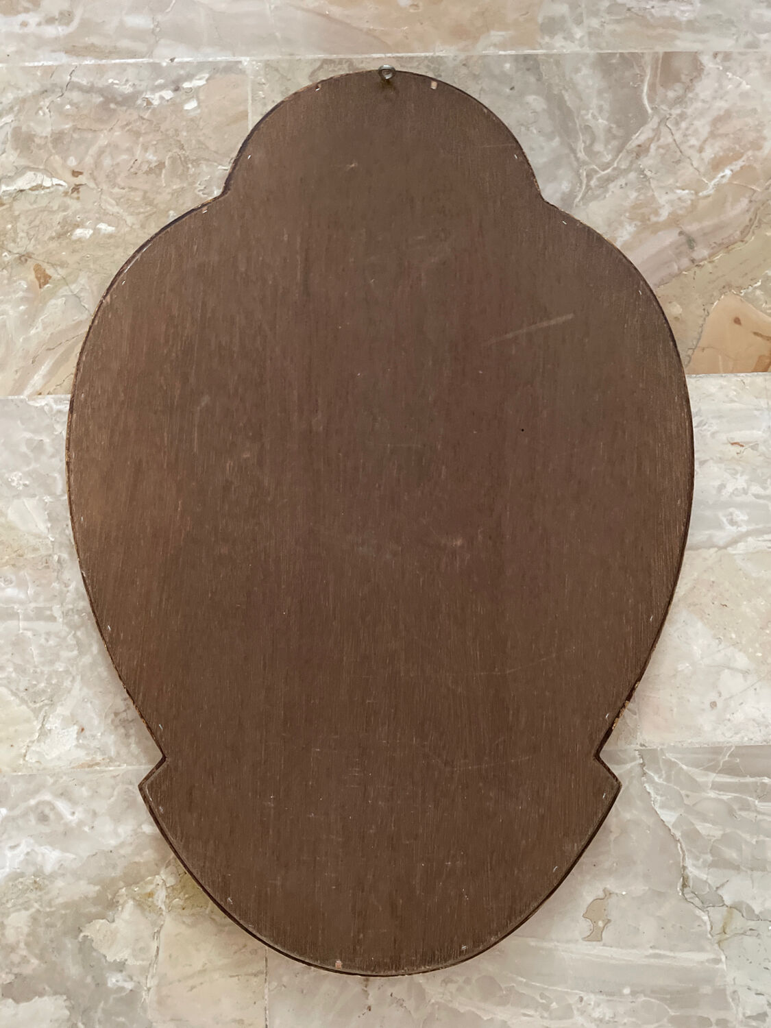 Gilded wood mirror 1950 Hollywood Regency
