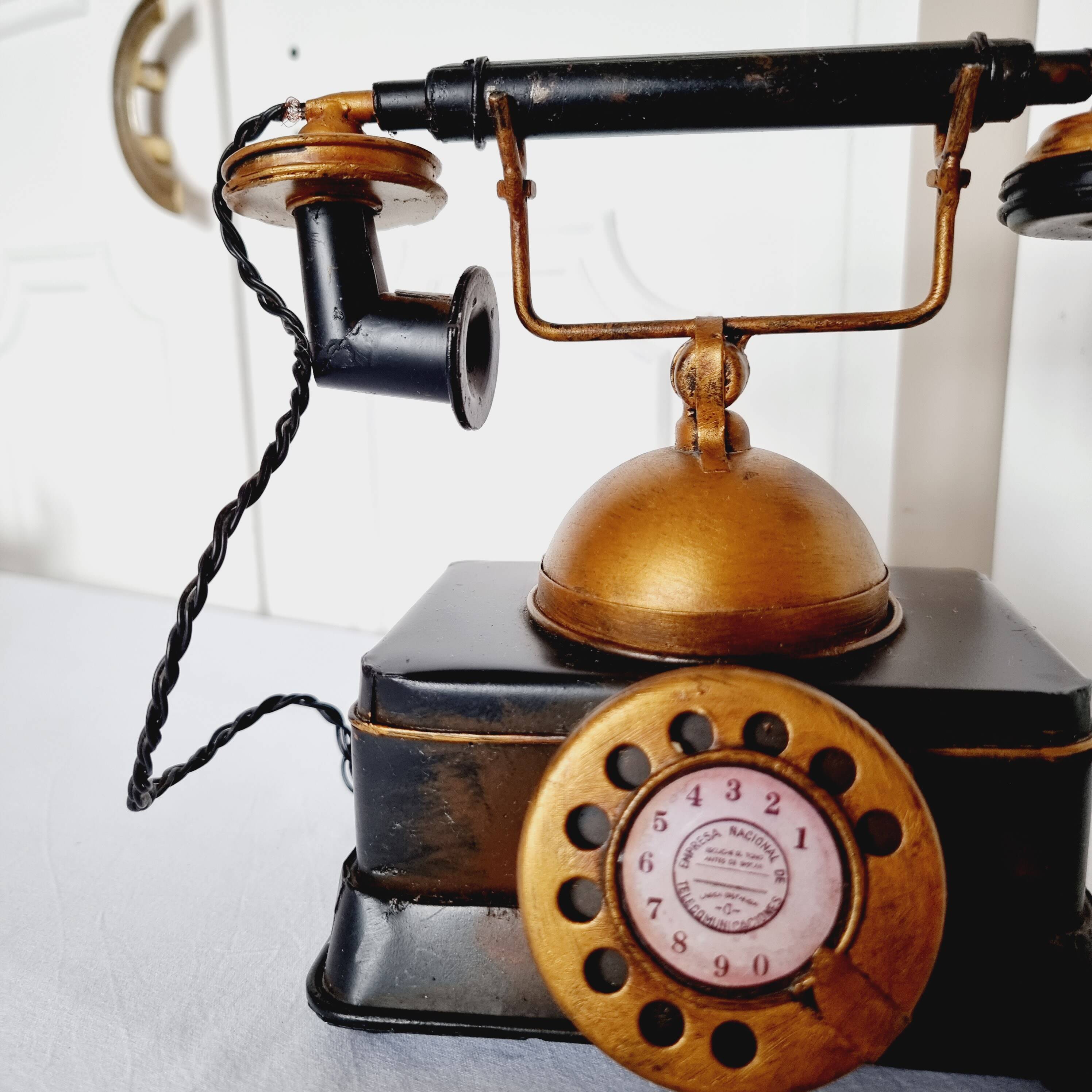 Old original collectible telephone from the mid 1930s