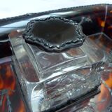 Silver inkwell and scale 19th century