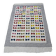 Handwoven Modern Boho Wool Rug with Colourful Patterns and Pompoms