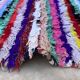 Colorful Boucherouite Moroccan rug - 100 x 183 cm
