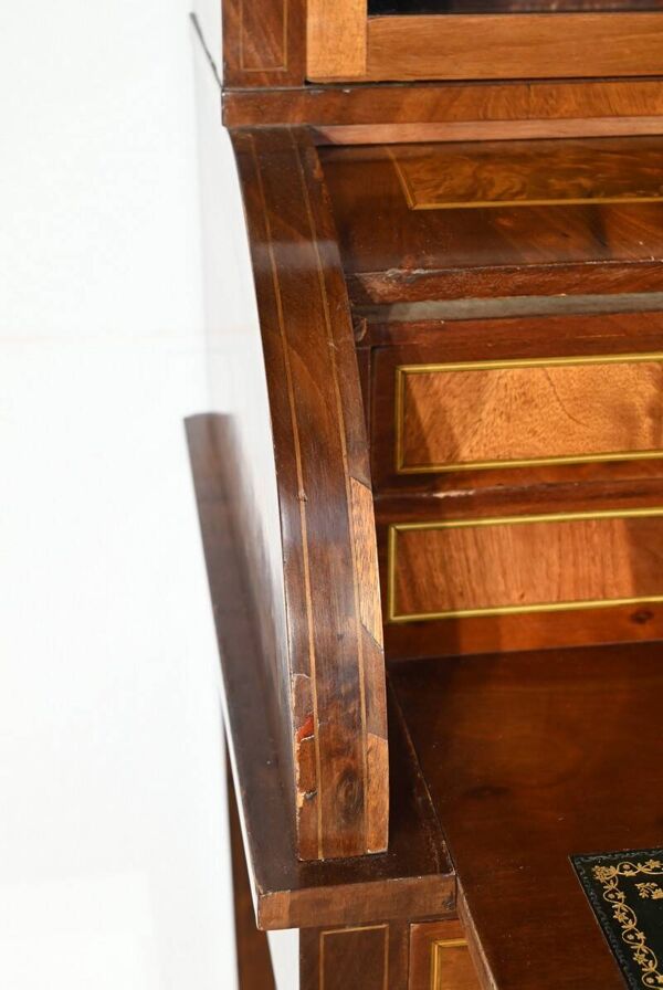 Bureau, bonheur du jour en acajou, style Louis XVI / Directoire, début XXème