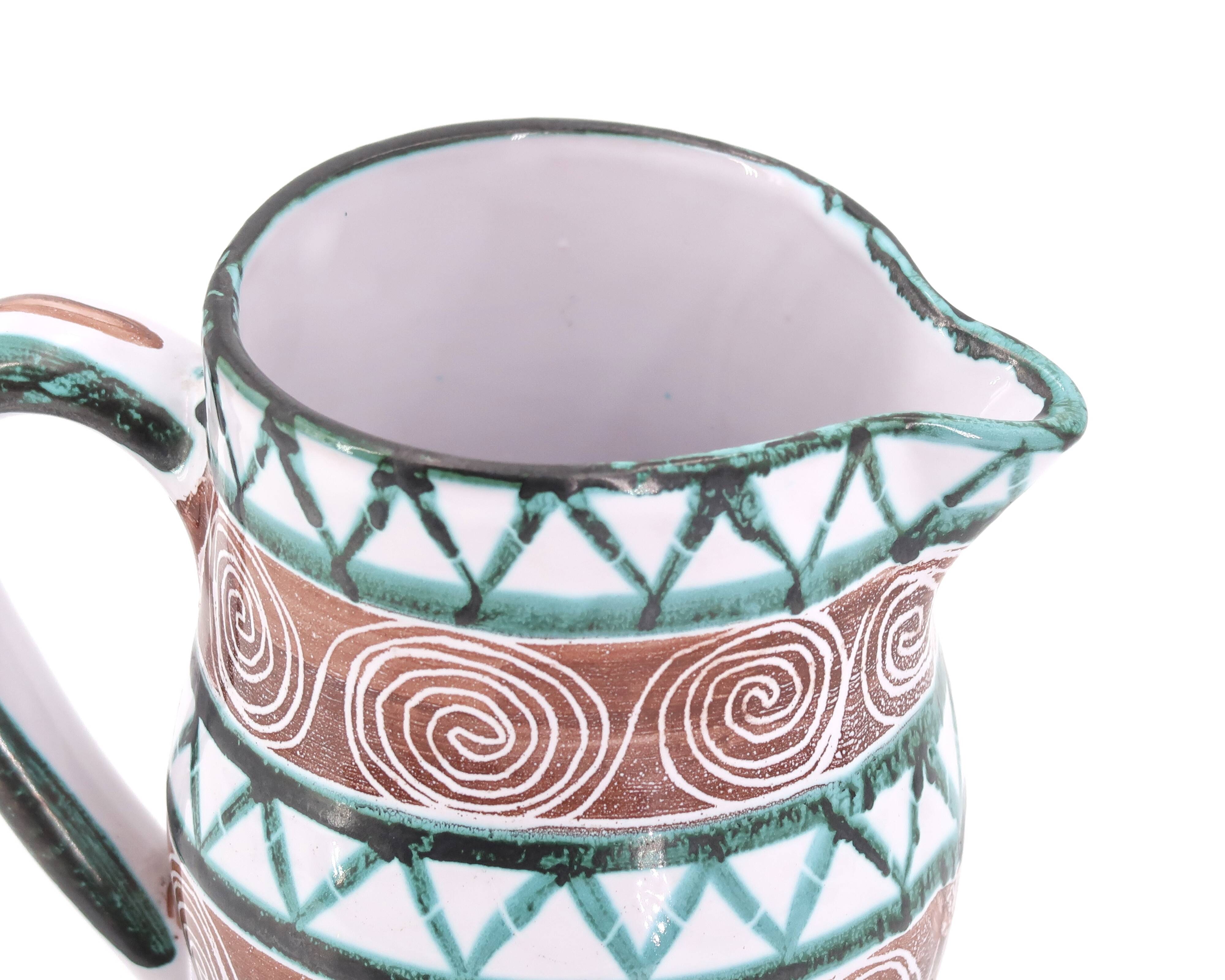 Pichet en céramique Robert Picault Vallauris