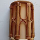 Pair of bamboo sconces