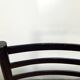 Mid-Century Dining Ladder Chairs with Rush Seats, 1960s, Set of 4
