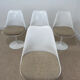 Set of 4 Tulip chairs by Knoll – Eero Saarinen – 1960s/70s
