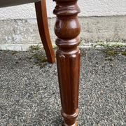 19th-century mahogany office chair