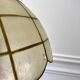 Pair of mother-of-pearl and brass suspensions 60-70s