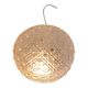 Vintage round ceiling light - Moulded glass - 1960