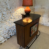 Vintage 1960 ceramic corner bar