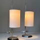 Pair of vintage brass lamps design 60 years