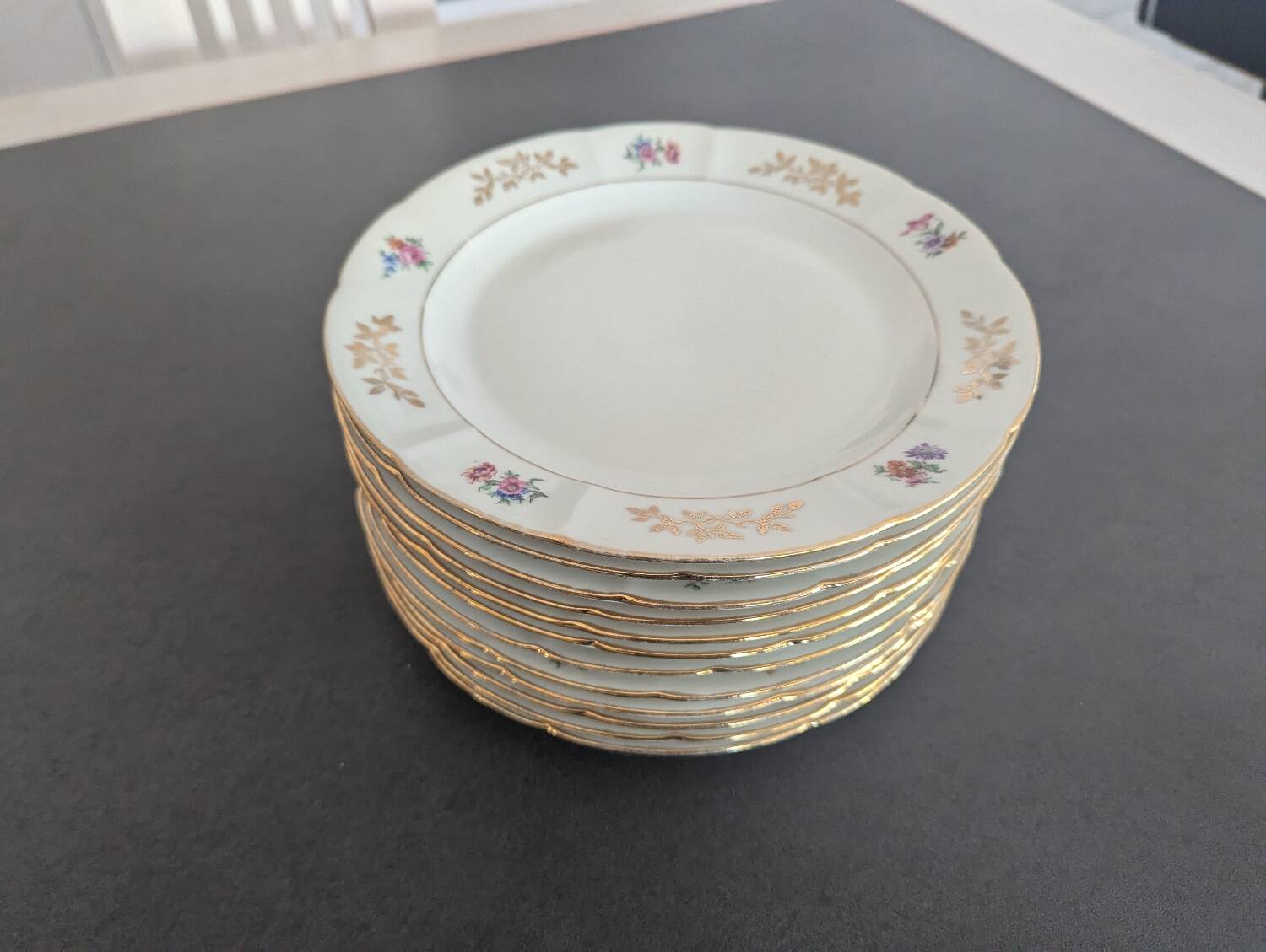 Set of 12 Limoges plates