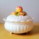 Candy dish in barbotine, Nove Italy.