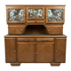 Rustic oak sideboard buffet Mado - Art Deco / Regio style