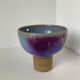 Beautiful Chinese porcelain standing cup covered with oxblood and moonlight
