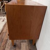 Vintage sideboard in light oak 1960