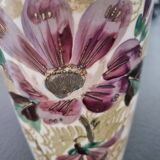 Painted opaline vase, 1900