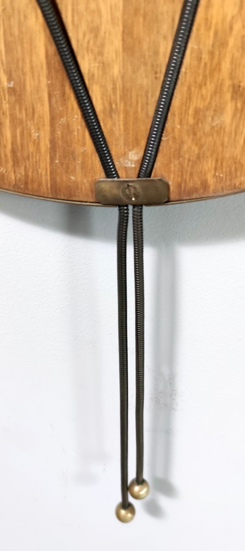 Vintage round wall mirror mod. "vipera" by corrado corradi dell'acqua, italy