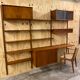 Vintage scandinavian teak wall unit by Poul Cadovius for Royal System 1960s