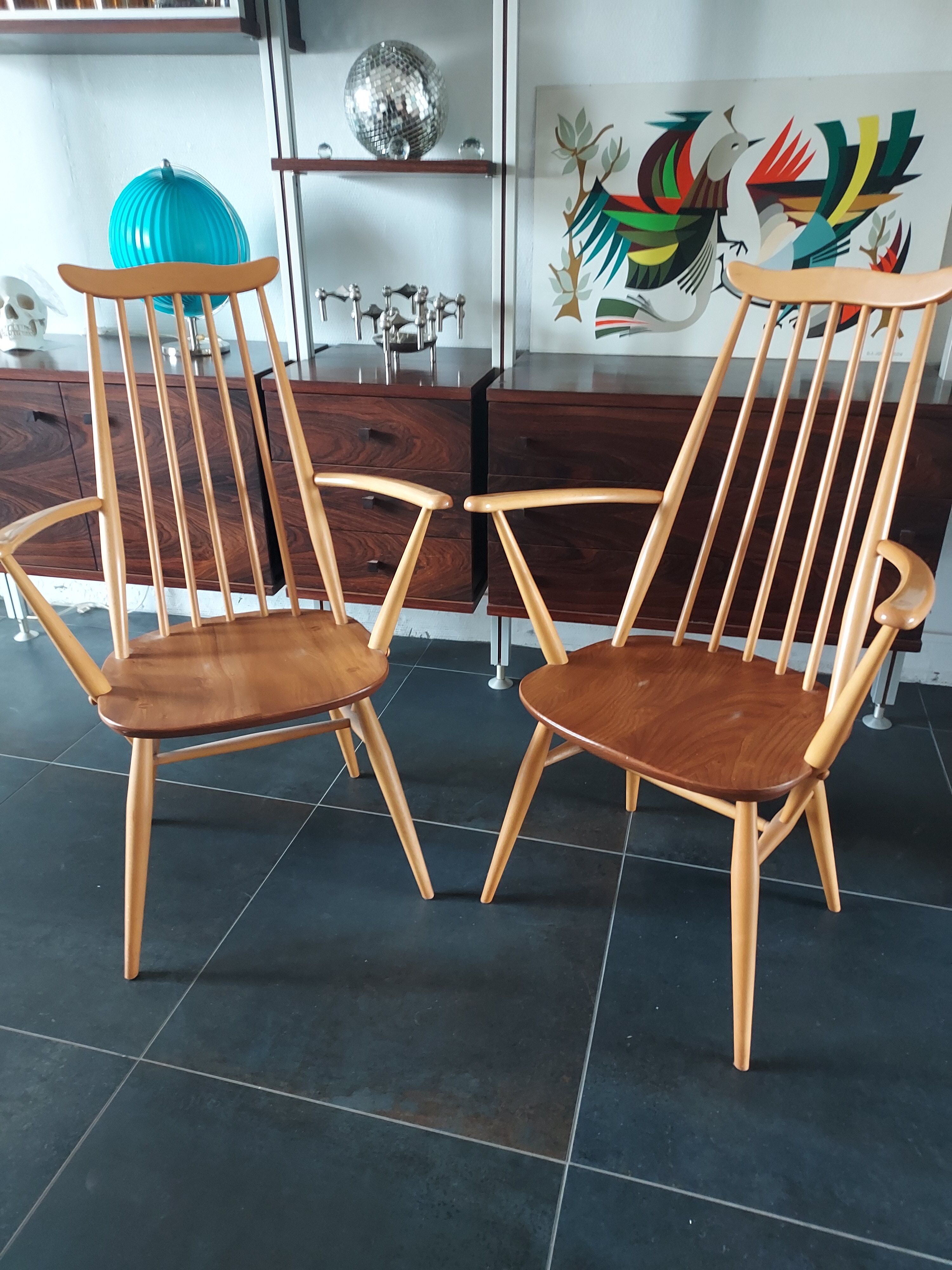 Ercol Goldsmith chairs and armchairs