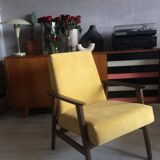 Yellow polish vintage chair 300-201