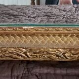 Golden Wood Mirror, stamped AB Bordeaux, Louis XVI style – Late 19th century