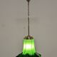 Art Nouveau style Murano glass pendant light, Italy circa 1950