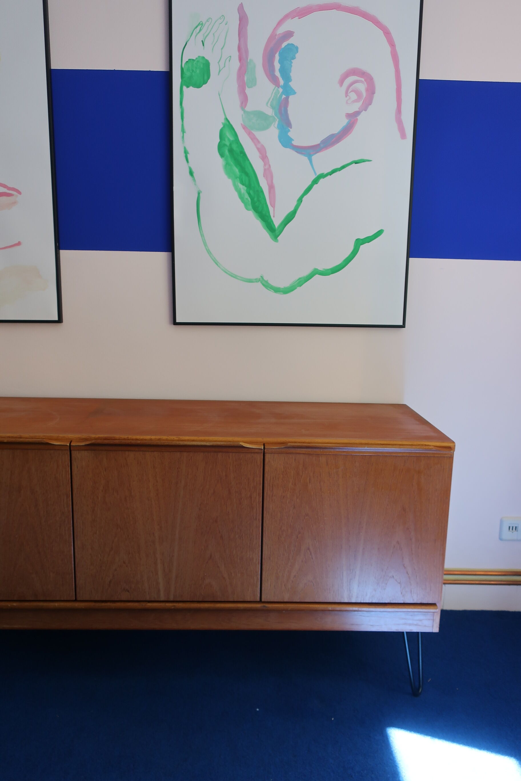 Teak sideboard from the 60s/70s pins