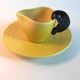Tea set in vintage ceramic design 60s