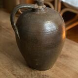 Brown brown brown vintage sandstone amphora jar