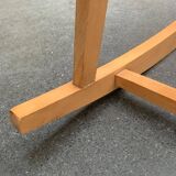 Mid-century German rattan rocking chair from Deutschen Werkstätten Hellerau, 1960s.