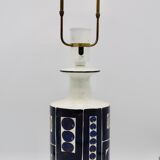 Table ceramic Inge Lise Koefoed, Denmark 1960's lamp