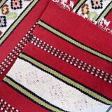 Tapis Vintage Tekke Turkmène Fait Main en Laine – Années 1960 – 126 x 188