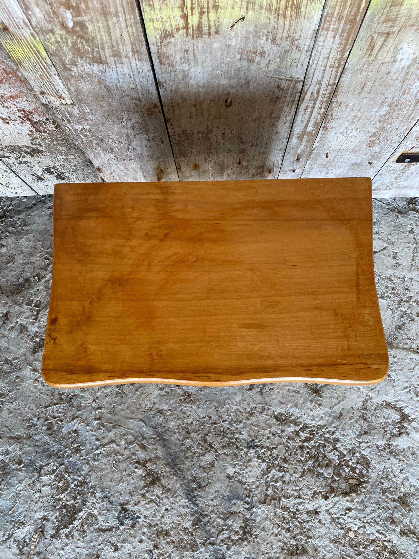 Antique Nightstand Light Wood Vintage Case