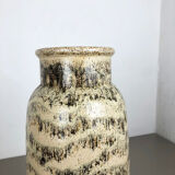 Pottery fat lava multi-color 204-41 floor vase made by Scheurich, 1970s