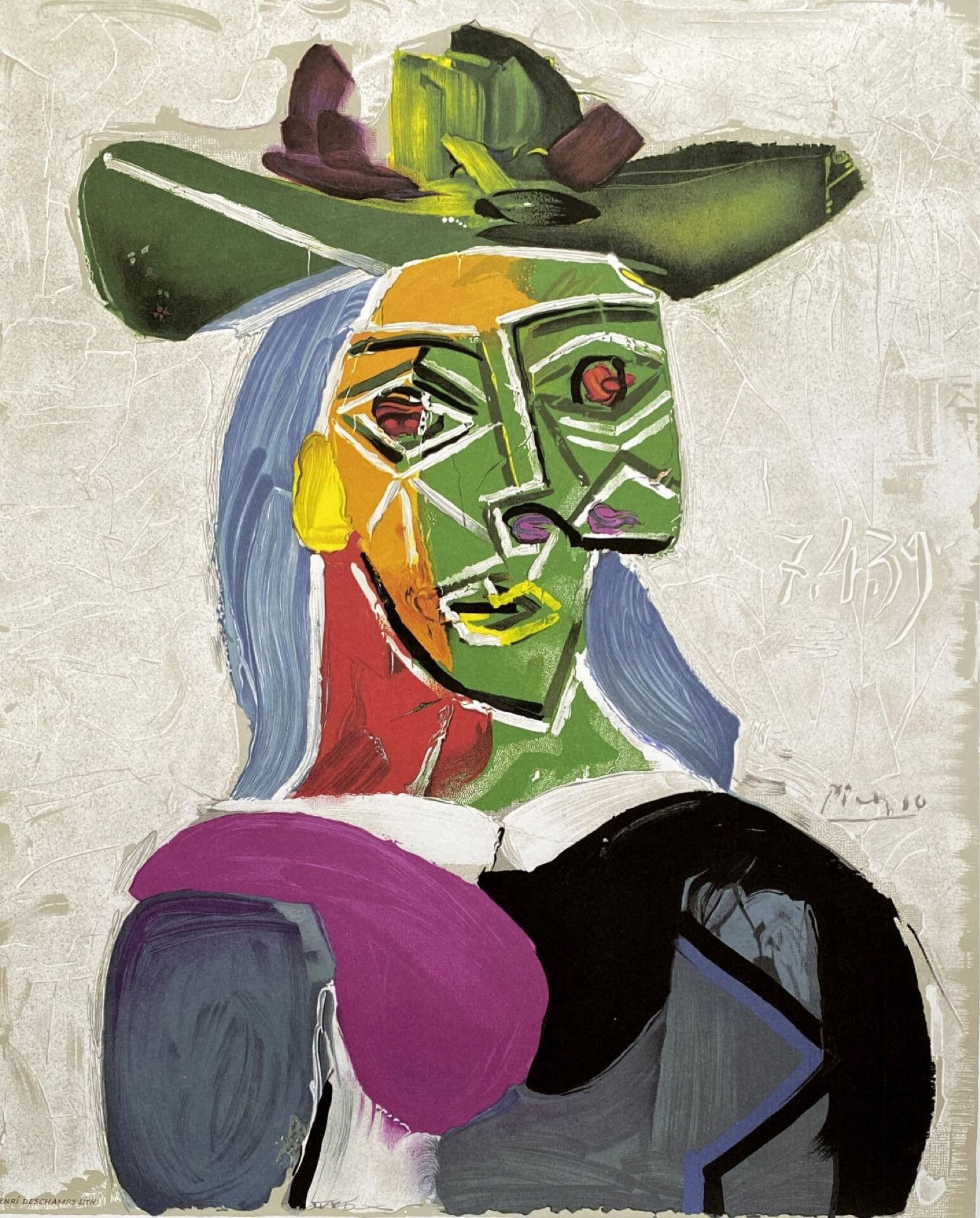 Pablo Picasso - Woman with a Hat Dora Maar Print