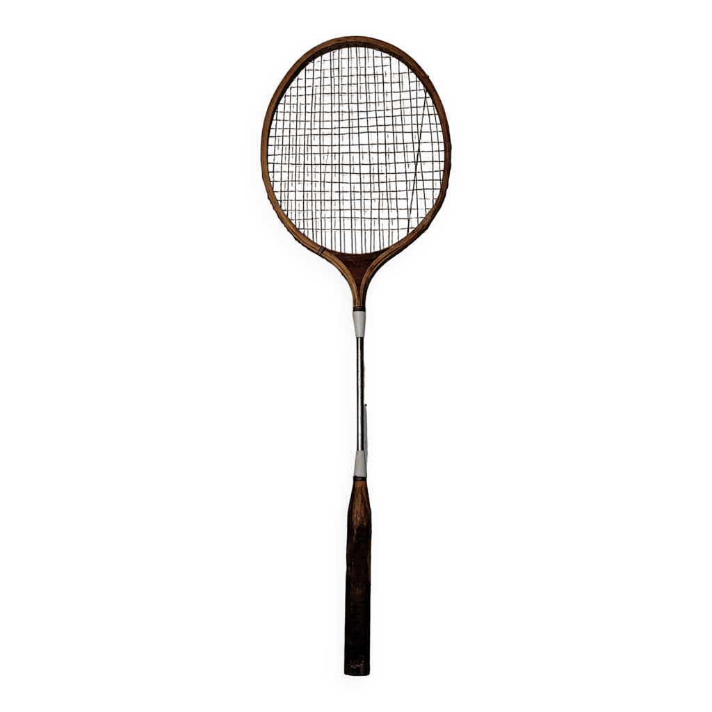 Paire De Raquettes De Badminton En Bois Vintage - Super état