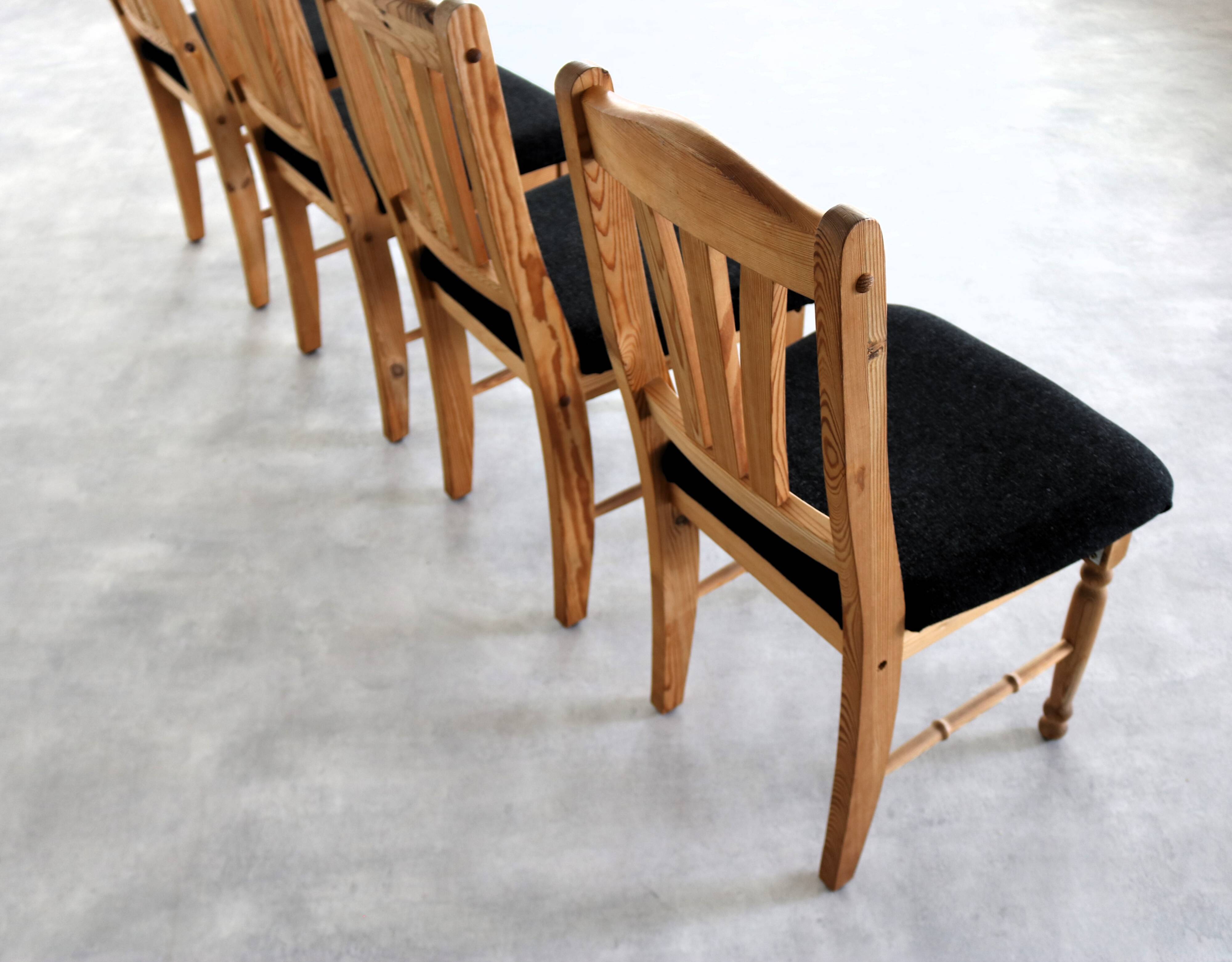 vintage dining room chairs | chairs | pine | 70's