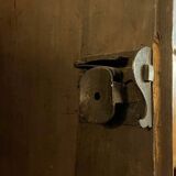 Louis XVI style showcase library in marquetry