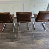 Set of 3 designer chairs by Georges Frydman, 1960s